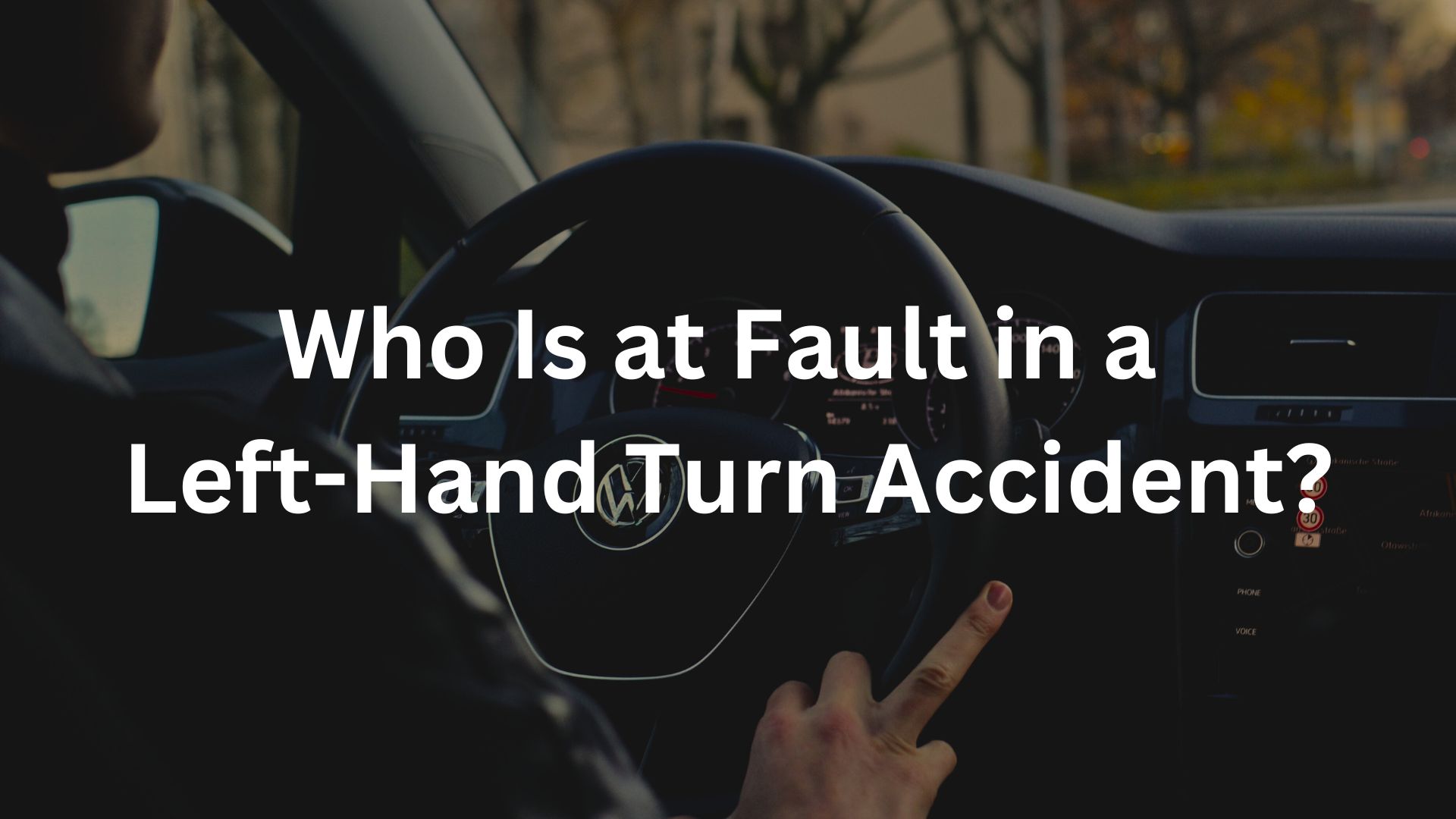 Who Is at Fault in a LeftHand Turn Accident? Front Range Injury