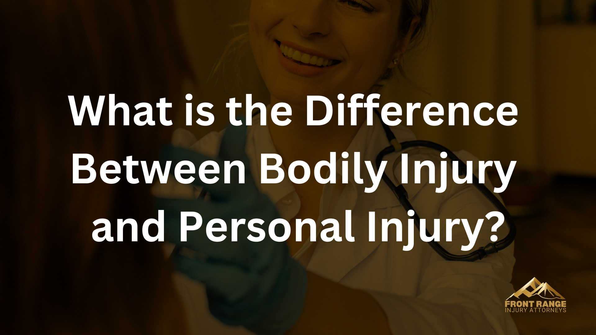 What is the Difference Between Bodily Injury and Personal Injury